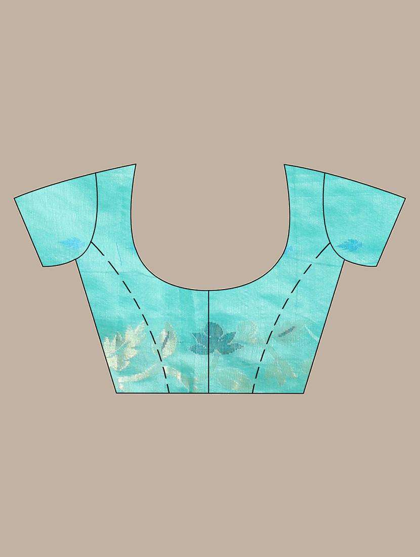 women self design handloom saree with blouse - 22043618 -  Standard Image - 3