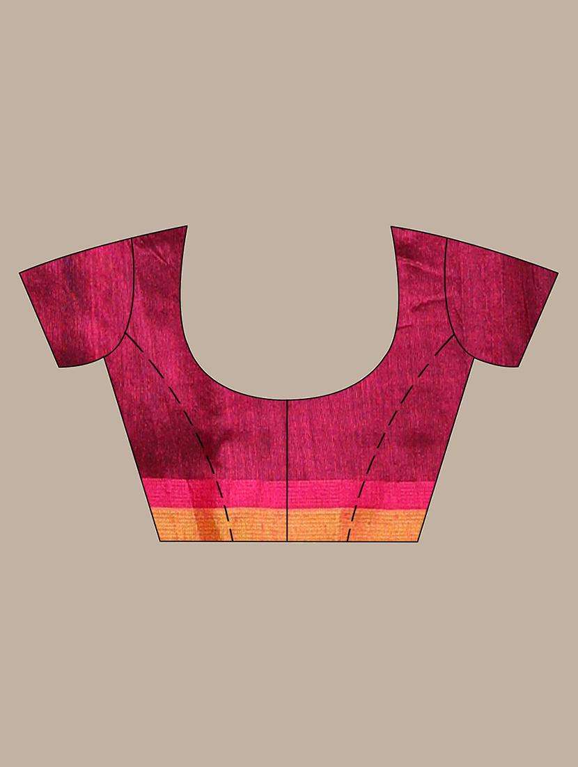 women black handloom saree with blouse - 22043673 -  Standard Image - 3