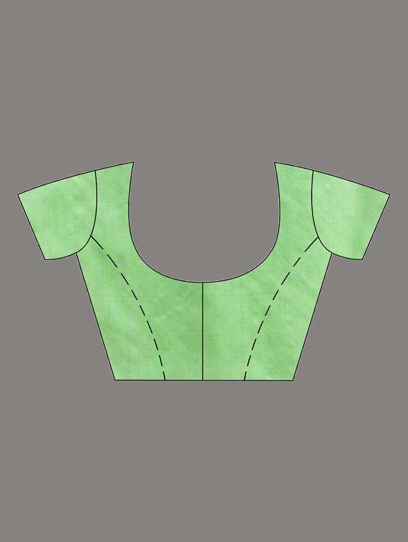 women striped handloom saree with blouse - 22043711 -  Standard Image - 3