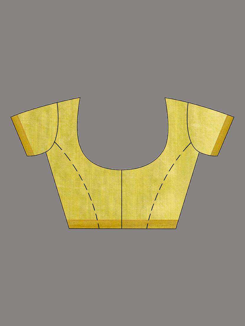 women striped handloom saree with blouse - 22043717 -  Standard Image - 3