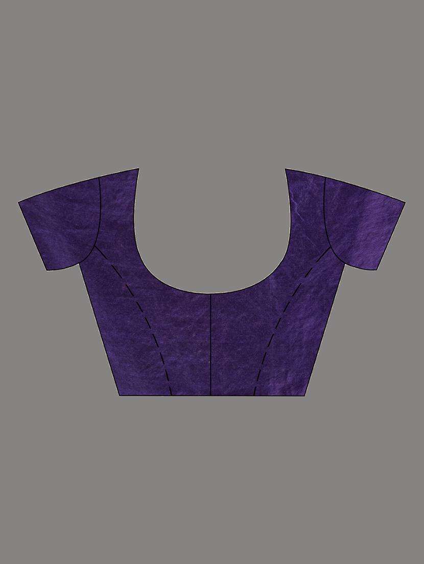 Women Self Design Handloom Saree With Blouse - 22043726 -  Standard Image - 3
