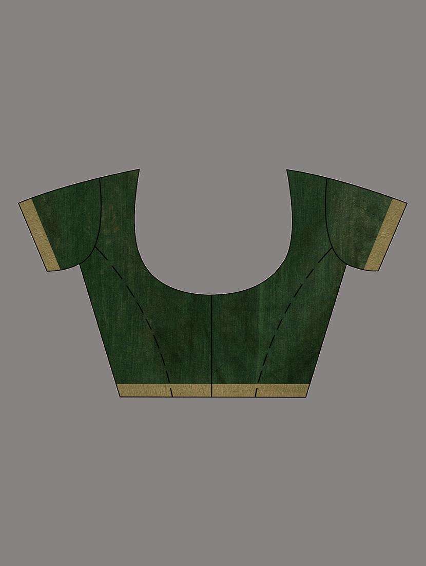 women striped handloom saree with blouse - 22043740 -  Standard Image - 3