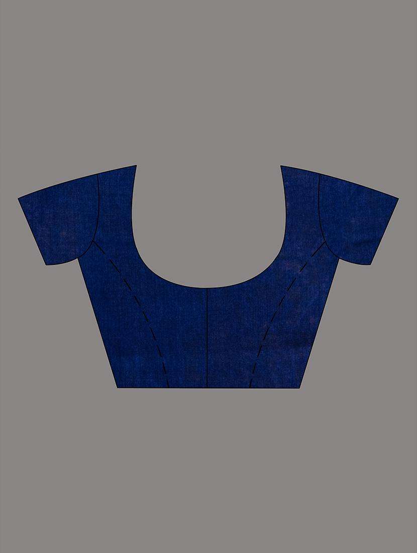 women striped handloom saree with blouse - 22043743 -  Standard Image - 3