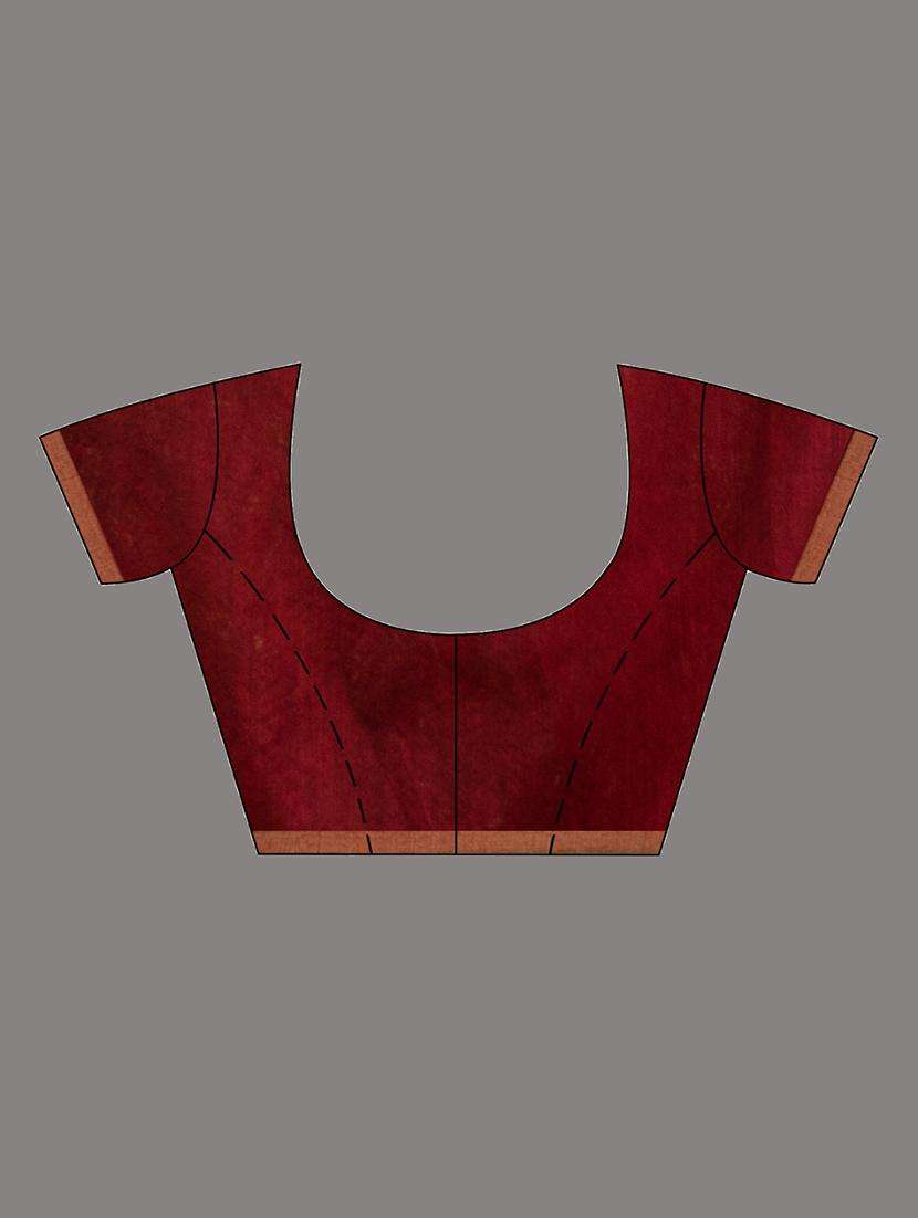 women striped handloom saree with blouse - 22043747 -  Standard Image - 3