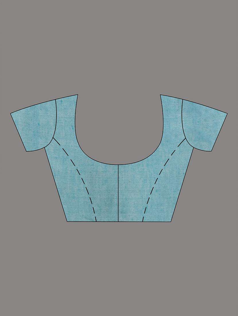 women striped handloom saree with blouse - 22043766 -  Standard Image - 3