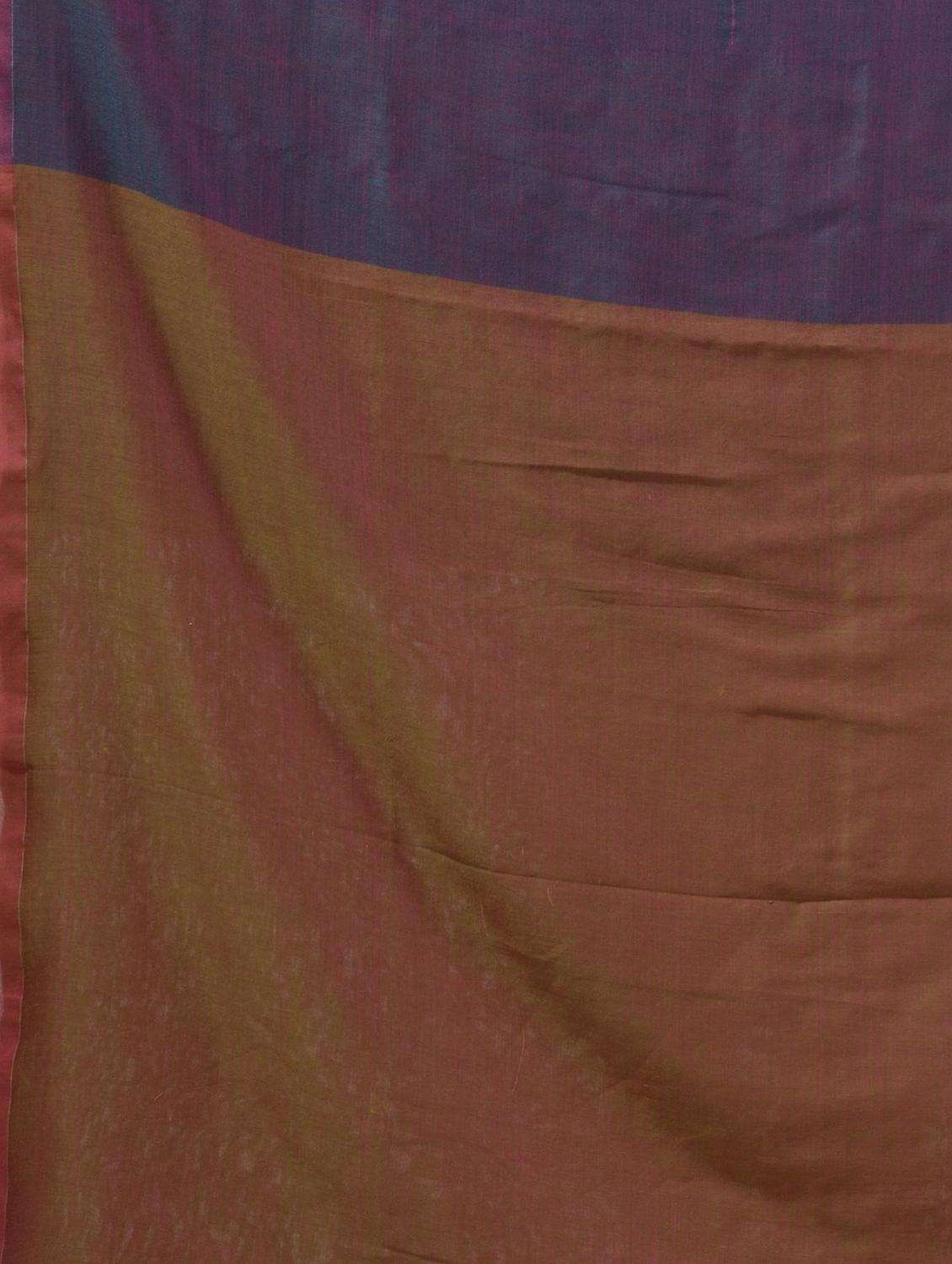 women solid handloom saree with blouse - 22043822 -  Standard Image - 3