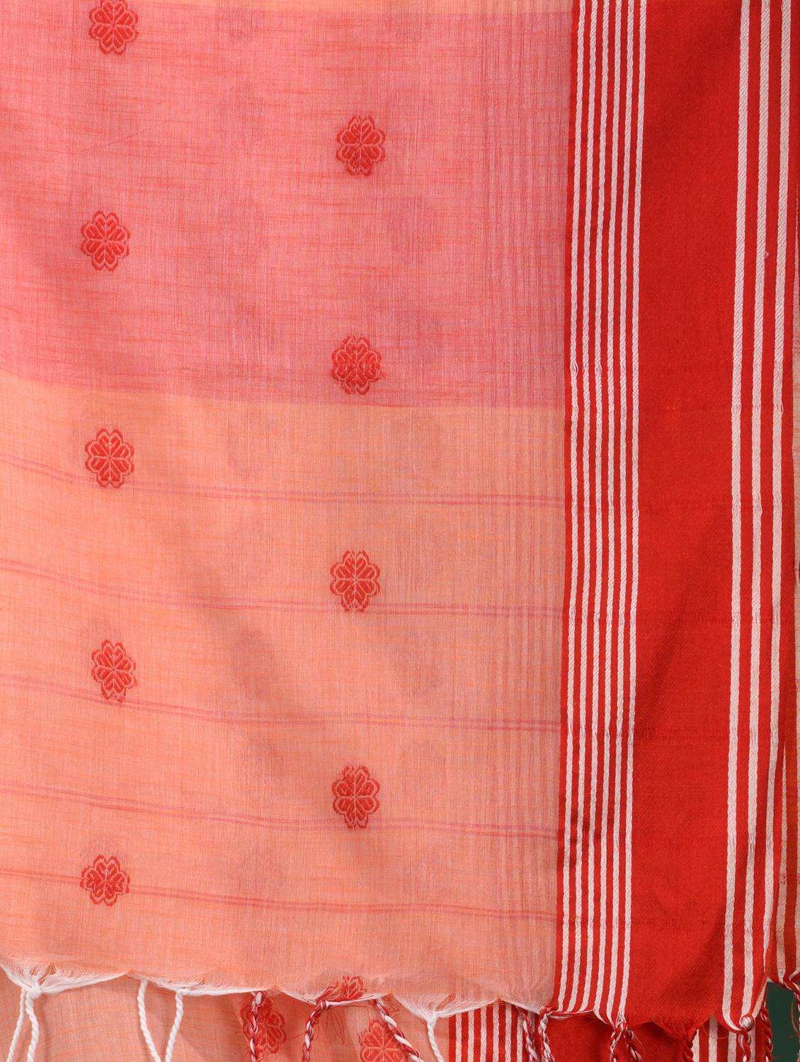women self design handloom saree with blouse - 22043839 -  Standard Image - 3