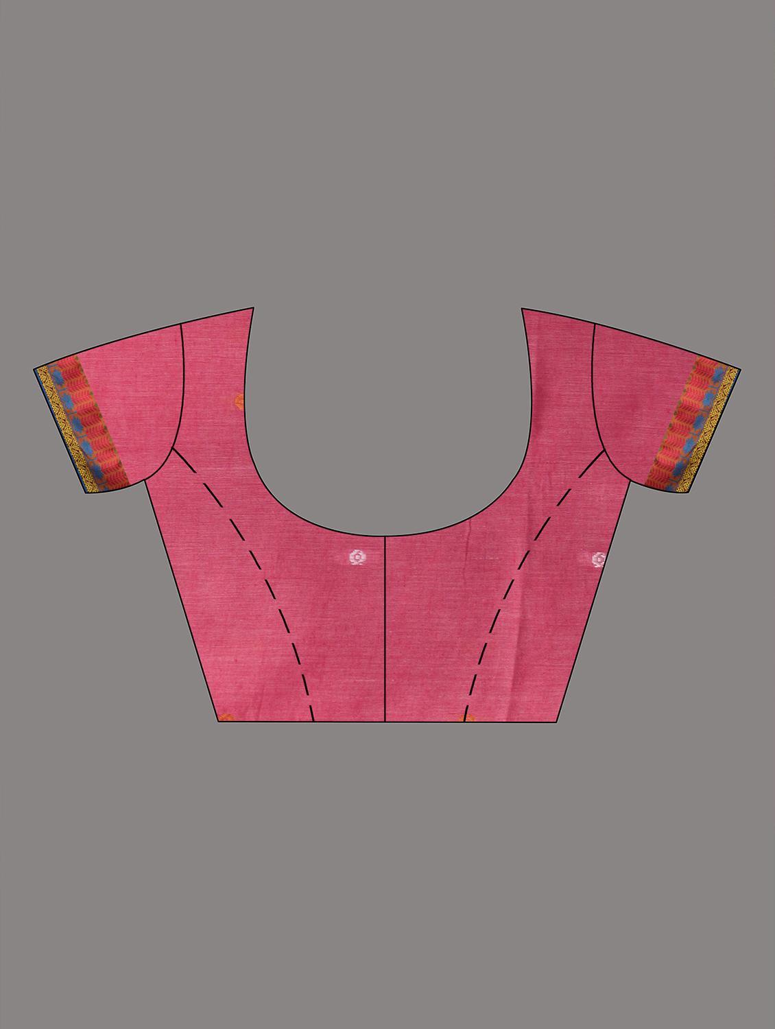 women self design handloom saree with blouse - 22043845 - Standard Image - 3