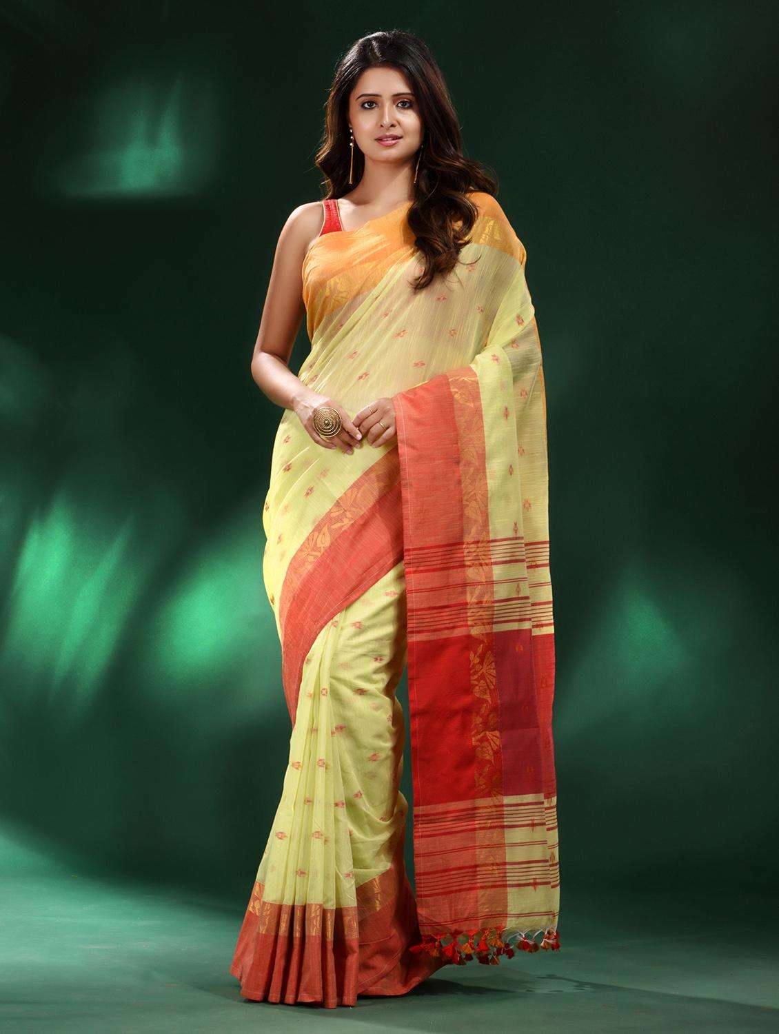 women self design southern silk saree with blouse