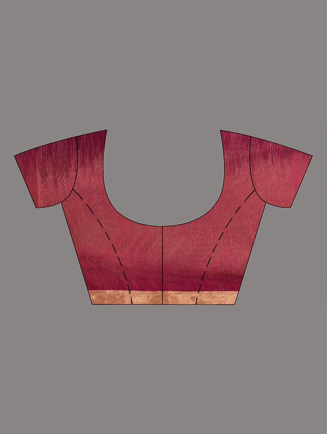 women self design handloom saree with blouse - 22043858 - Standard Image - 3