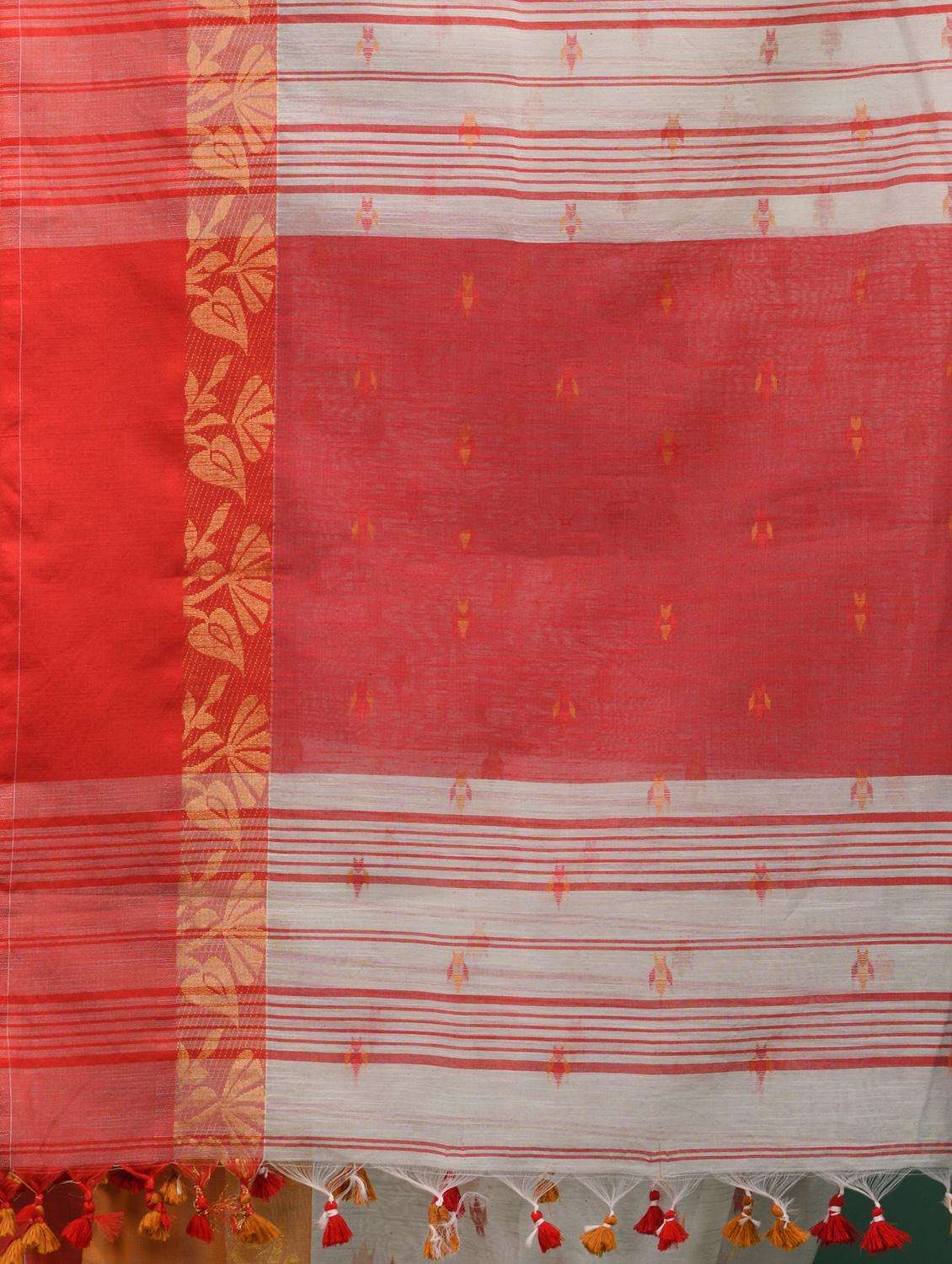 women self design handloom saree with blouse - 22043862 -  Standard Image - 3