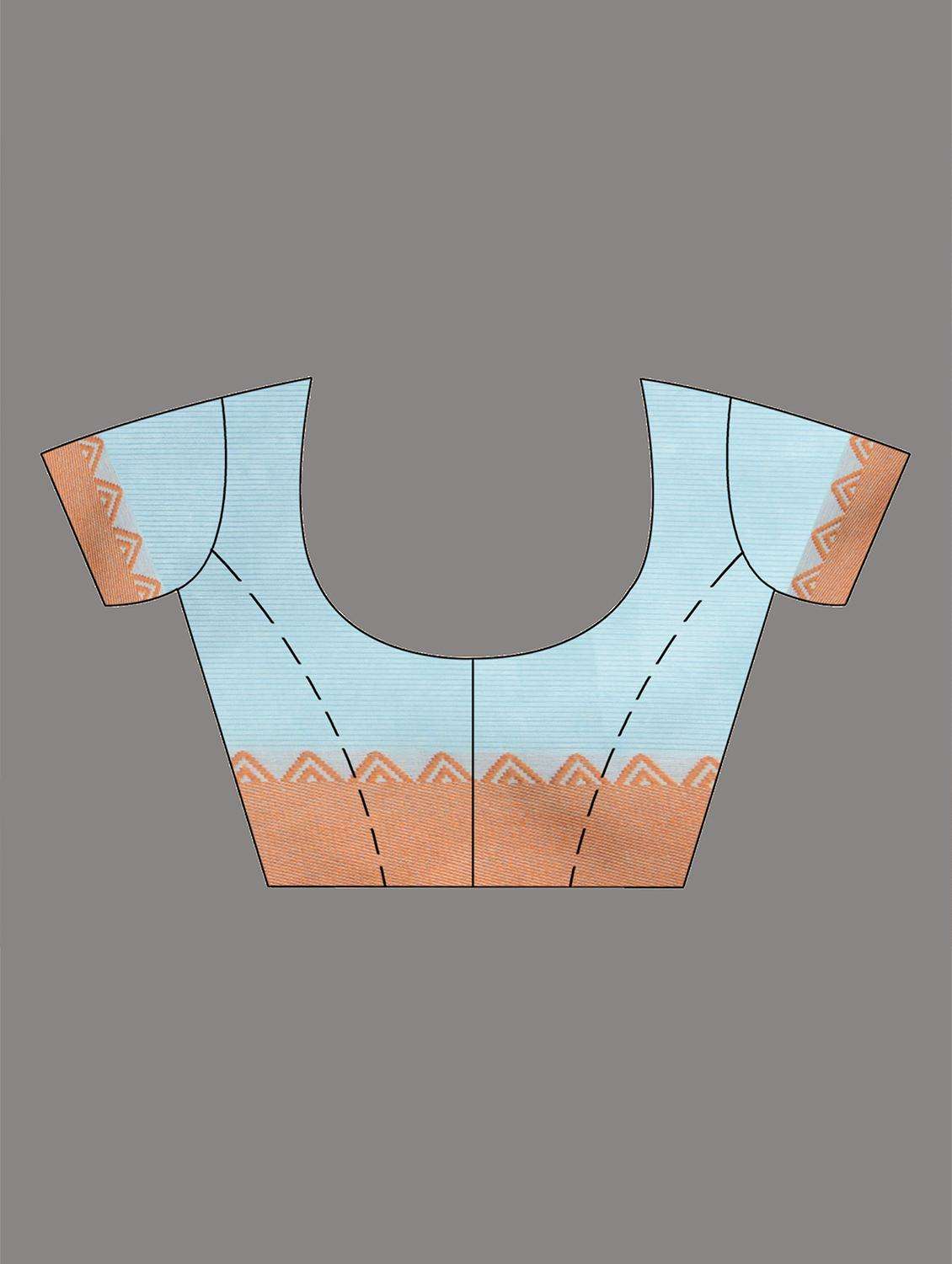 women self design handloom saree with blouse - 22043864 -  Standard Image - 3