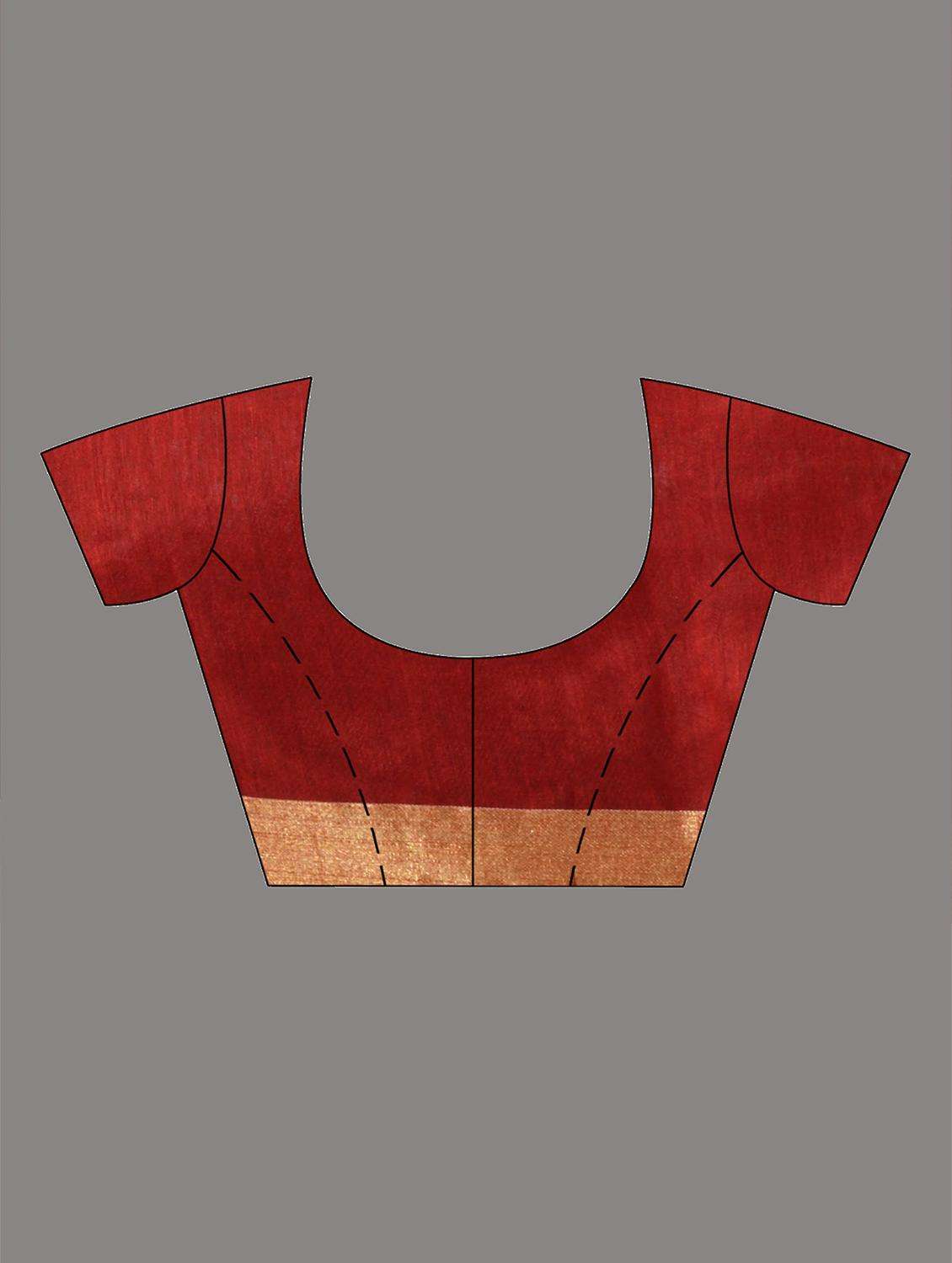 women self design handloom saree with blouse - 22043879 -  Standard Image - 3