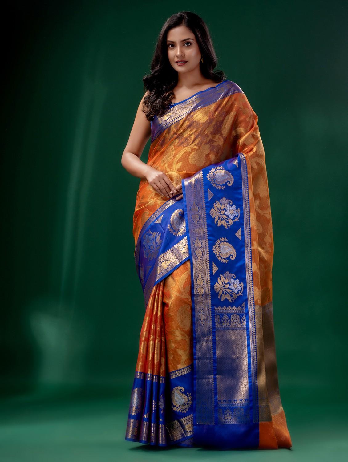 women self design bordered saree with blouse - 22043926 -  Zoom Image - 0