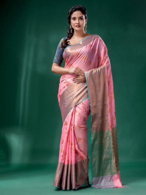 women self design banarasi saree with blouse - 22043935 - Standard Image - 0