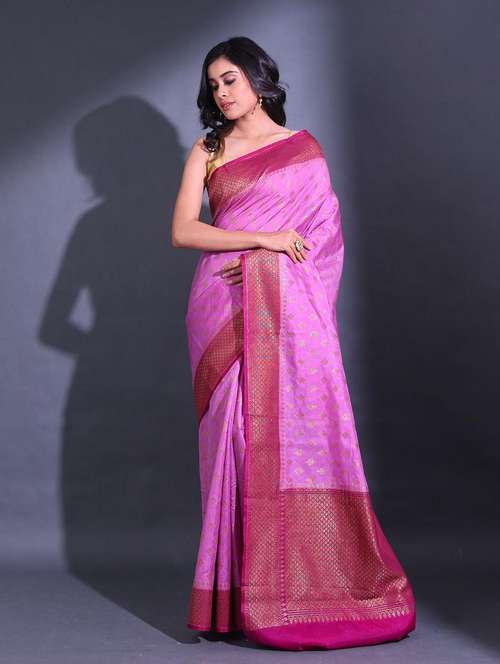 women self design bordered saree with blouse - 22044171 -  Standard Image - 0