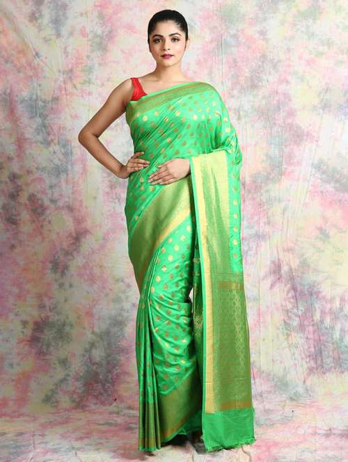 women self design banarasi saree with blouse - 22045699 - Standard Image - 0