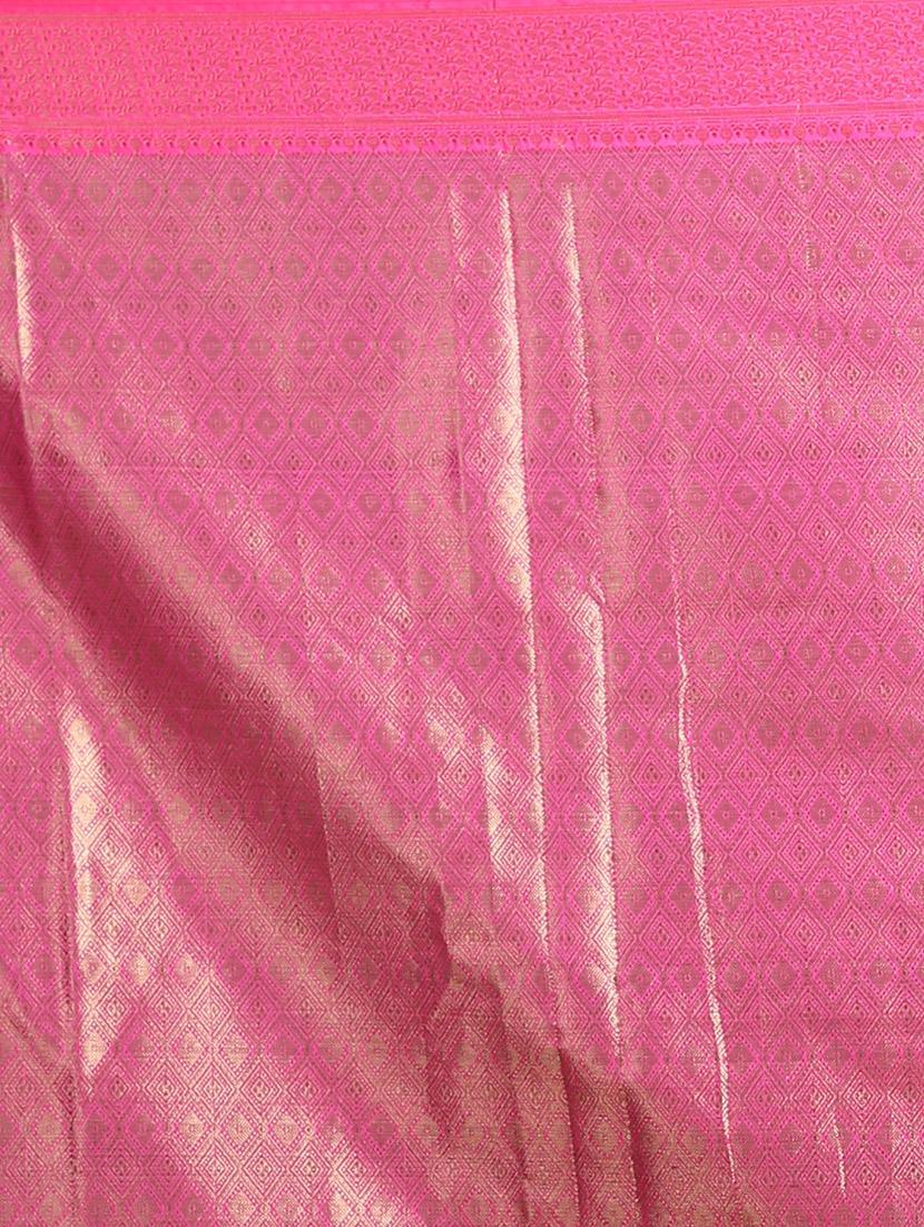 women self design kanjivaram saree with blouse - 22045702 - Standard Image - 3