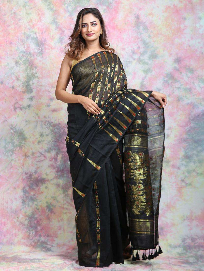 women self design tant saree - 22045706 - Zoom Image - 0