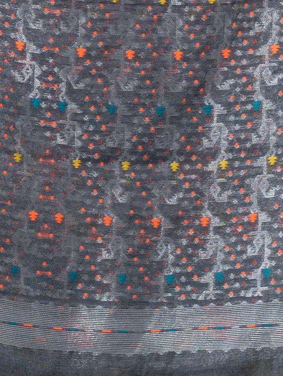 women self design jamdani saree with blouse - 22045827 -  Standard Image - 3