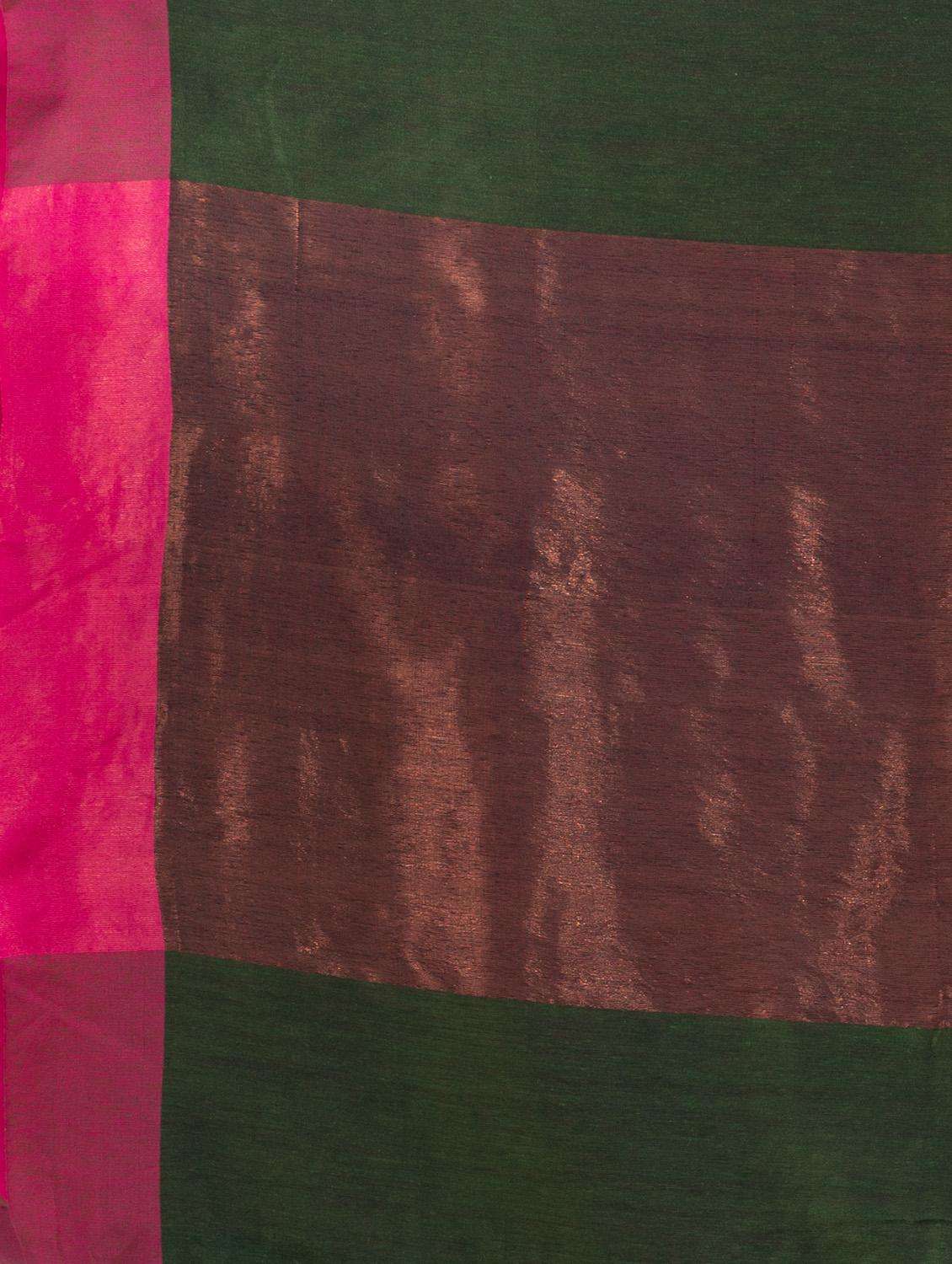 women solid handloom saree with blouse - 22045845 -  Standard Image - 3