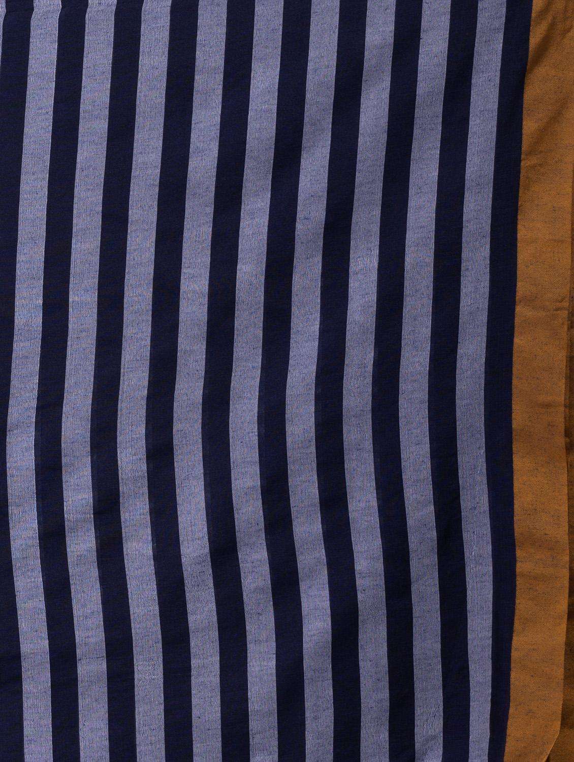 women striped handloom saree with blouse - 22045852 -  Standard Image - 3