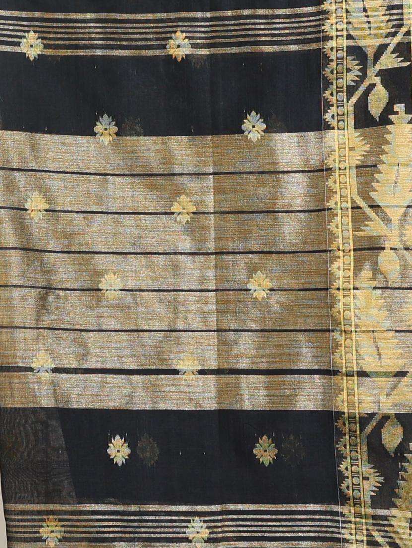 women self design handloom saree with blouse - 22045888 -  Standard Image - 3