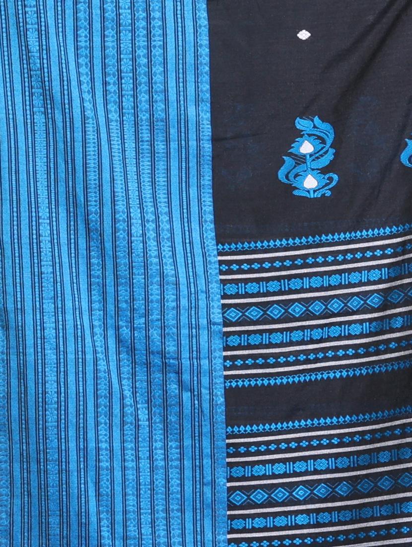 women self design handloom saree with blouse - 22045897 - Standard Image - 3