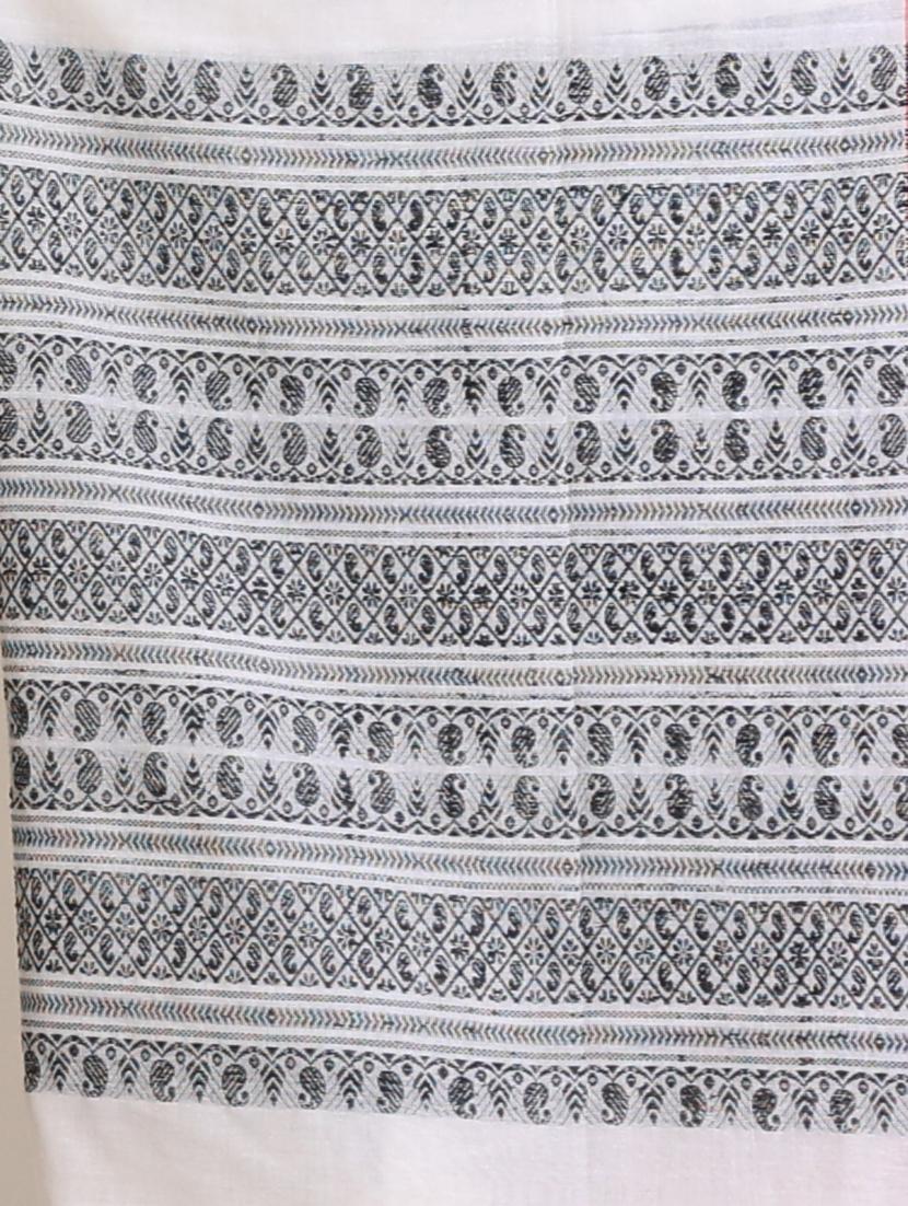 women self design handloom saree with blouse - 22045908 - Standard Image - 3