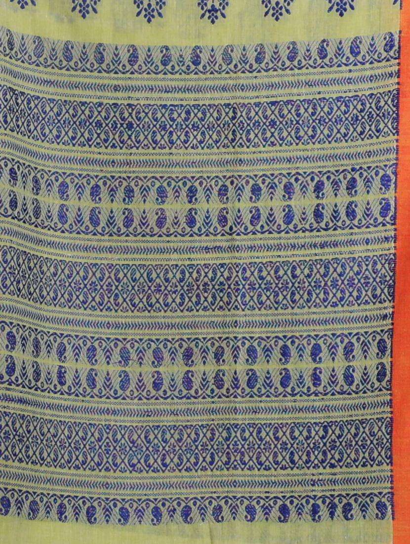 women self design handloom saree with blouse - 22045909 - Standard Image - 3