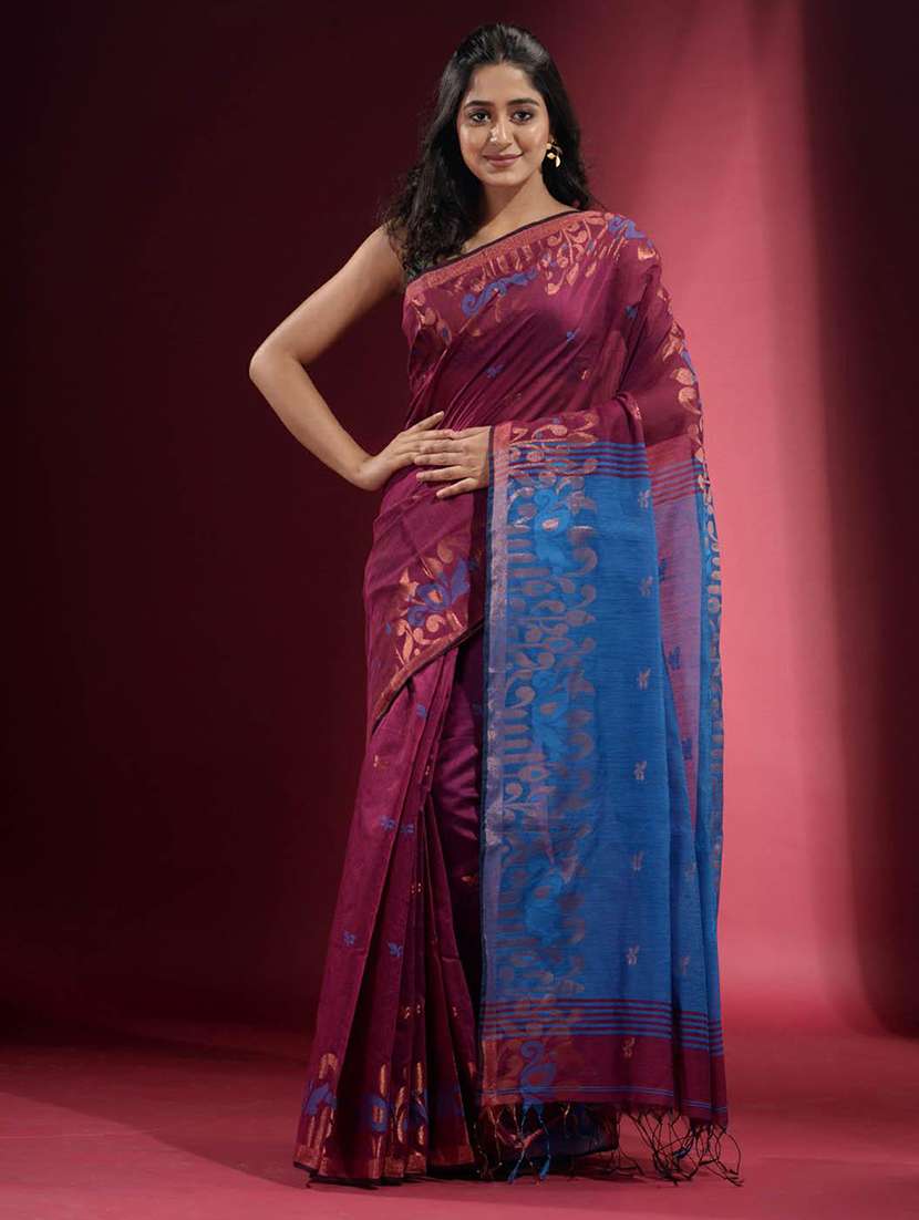 women self design southern silk saree with blouse - 22045962 -  Zoom Image - 0
