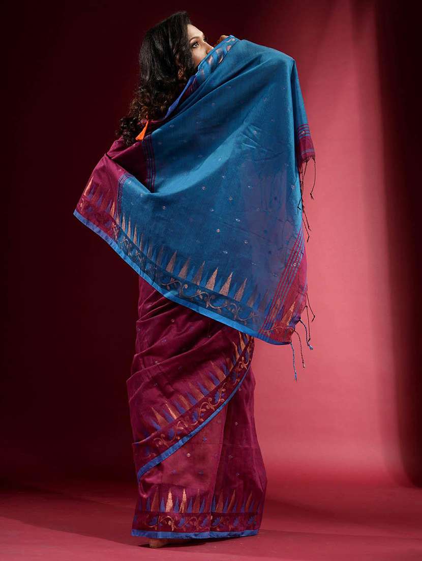 women self design southern silk saree with blouse - 22045964 -  Standard Image - 3