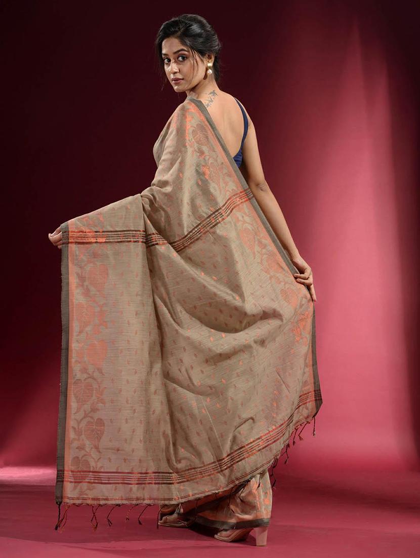 women self design southern silk saree with blouse - 22045970 - Standard Image - 3