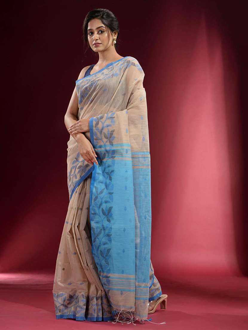 women self design handloom saree with blouse - 22046001 -  Standard Image - 3