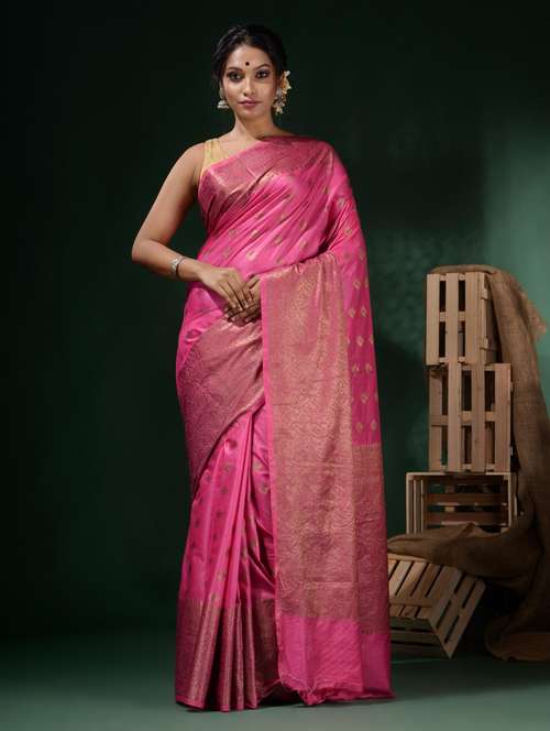 women self design banarasi saree with blouse - 22046187 - Standard Image - 0