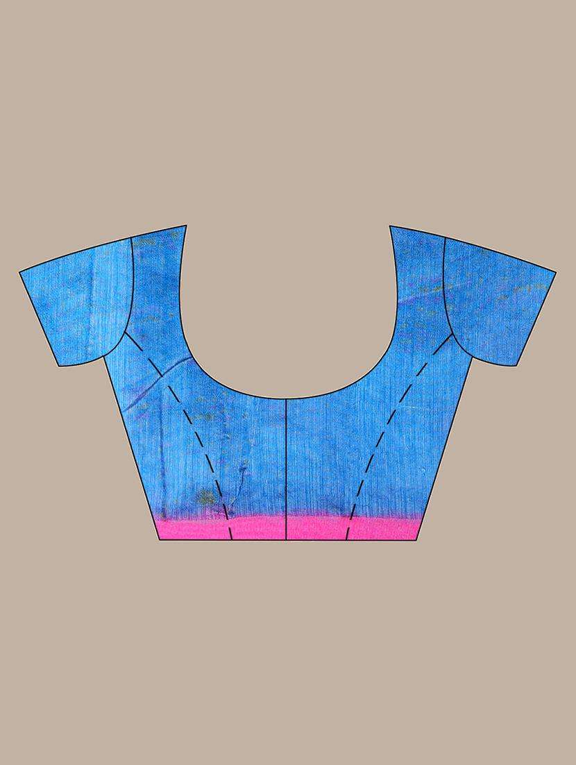 women self design bordered saree with blouse - 22046220 -  Standard Image - 3