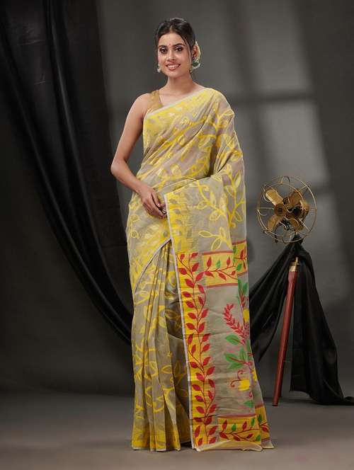 women self design jamdani saree - 22046258 - Standard Image - 0