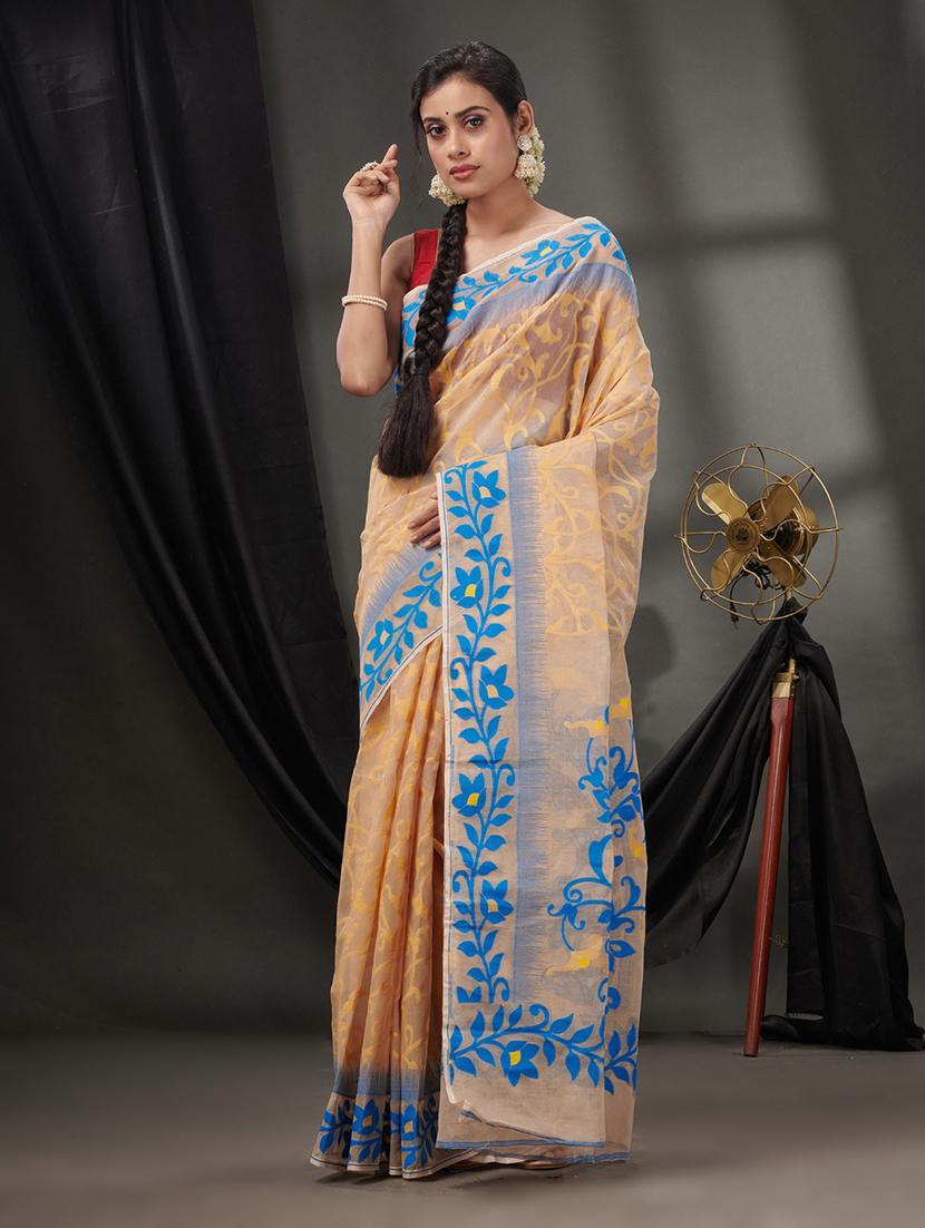 women self design jamdani saree - 22046264 -  Zoom Image - 0