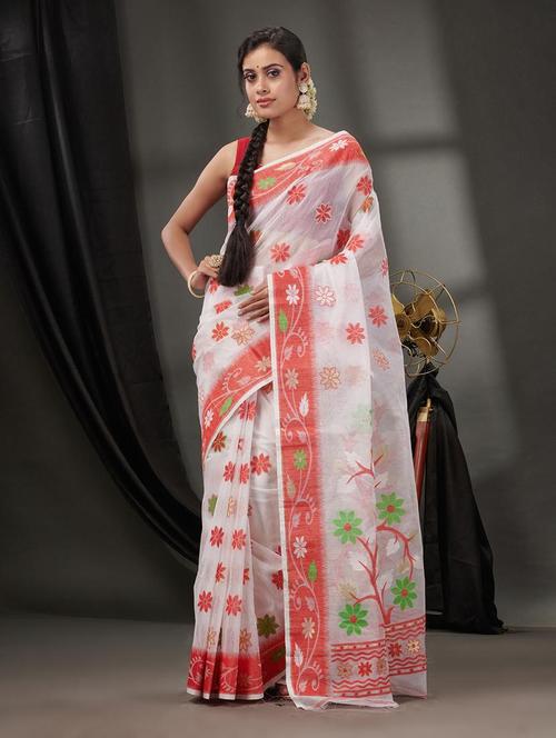women self design jamdani saree - 22046284 -  Standard Image - 0