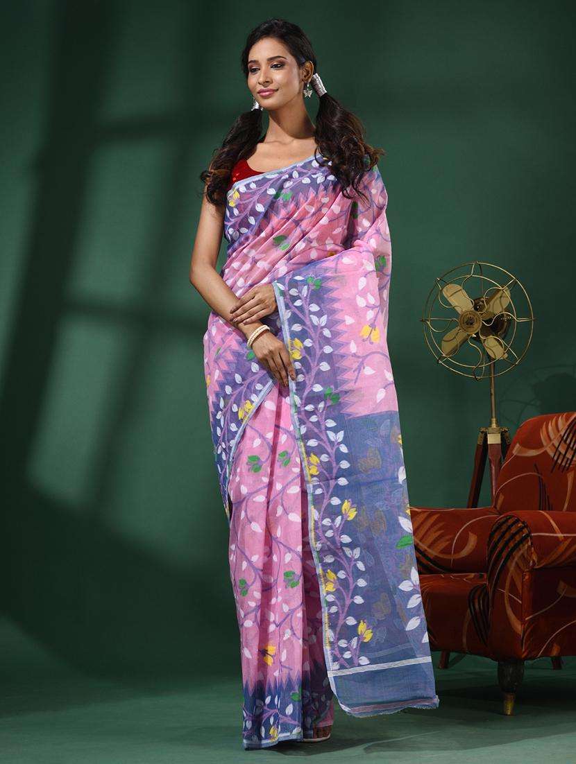 women self design jamdani saree