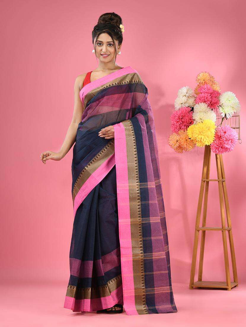 women self design tant saree