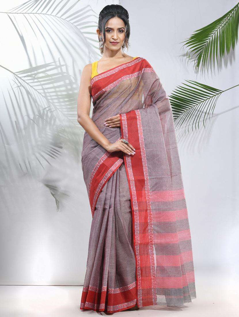 women self design tant saree with blouse - 22046313 -  Zoom Image - 0