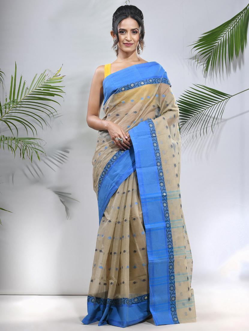 women self design tant saree - 22046349 - Zoom Image - 0