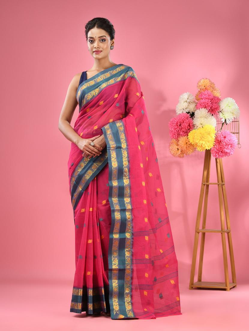 women self design tant saree - 22046367 - Zoom Image - 0
