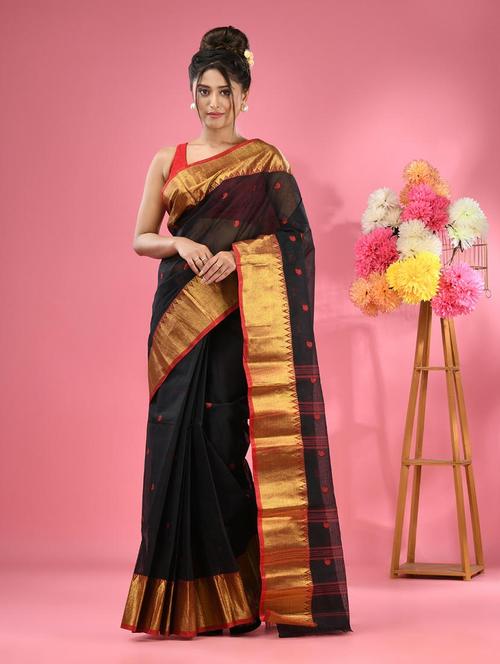 women self design tant saree - 22046377 - Standard Image - 0