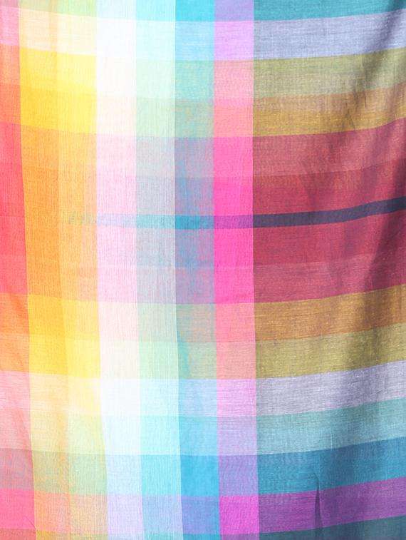 women striped handloom saree - 22046414 -  Standard Image - 3