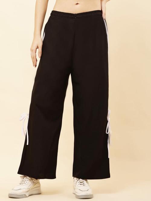 women tapered mid rise relaxed fit track pant - 22048039 - Standard Image - 0