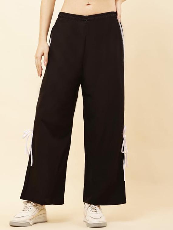 women tapered mid rise relaxed fit track pant - 22048039 - Zoom Image - 0