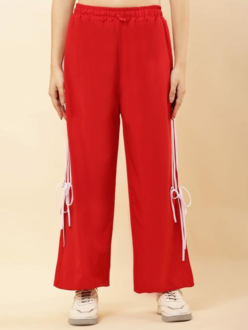 women tapered mid rise relaxed fit track pant - 22048040 - Standard Image - 0
