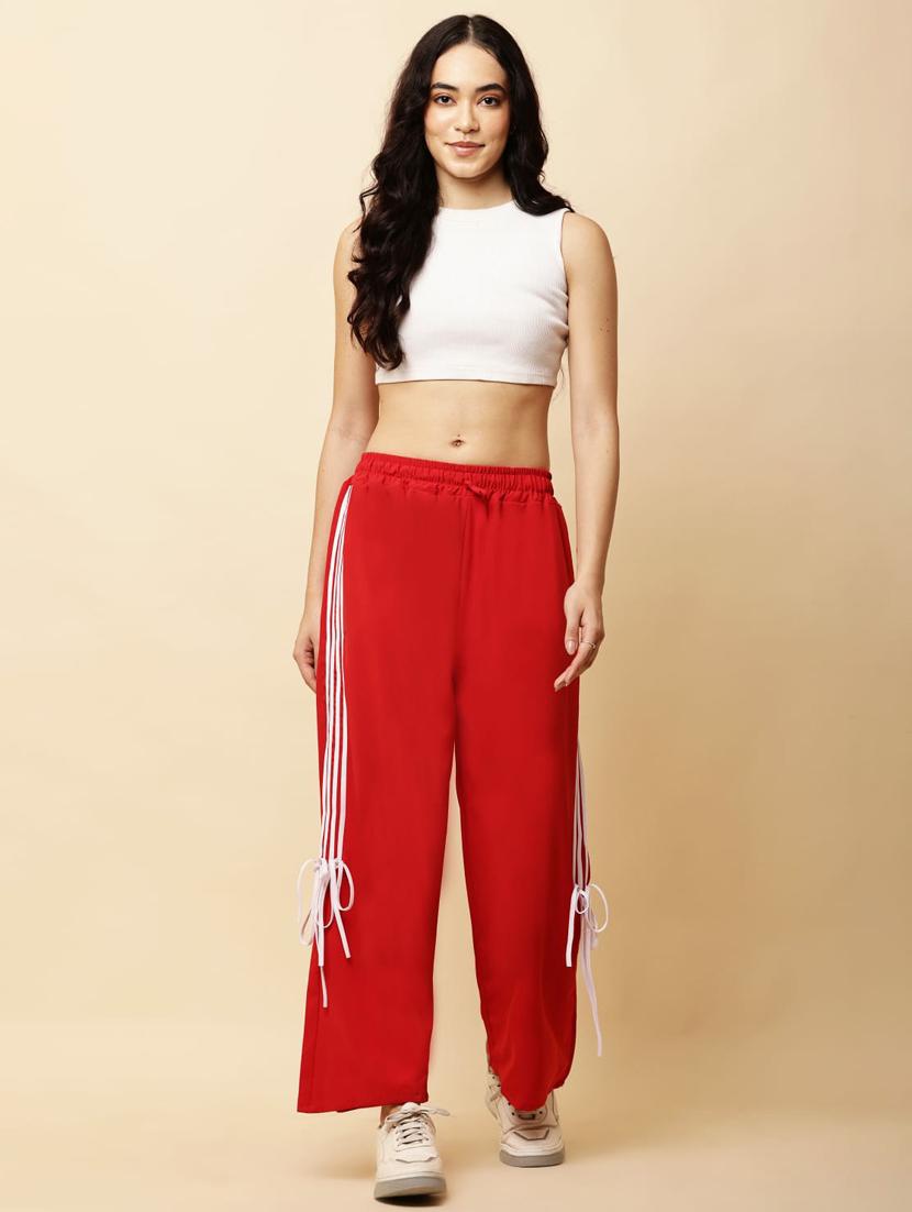 women tapered mid rise relaxed fit track pant - 22048040 - Standard Image - 5